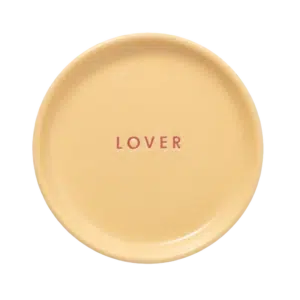 Ceramic petit four plate LOVER