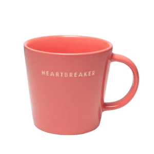 Ceramic tea cup HEARTBREAKER