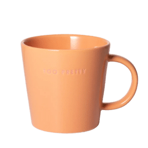 Ceramic tea cup TOO PRETTY