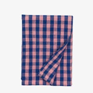 Checked kitchen towel - Lilac