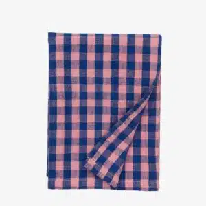 Checked kitchen towel - Lilac