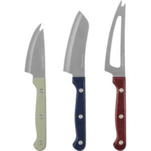 Cheese Knives - Wit, blauw, rood