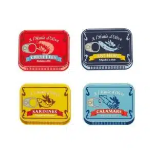 Coasters Conserverie x4 assorted colours