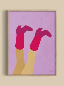 Cowgirl boots - 30x40 cm