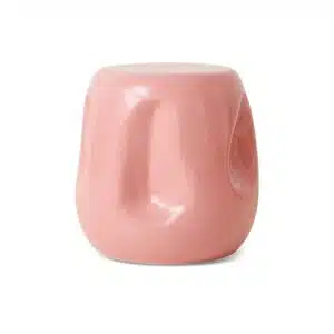 Currents ceramic side table - Coral