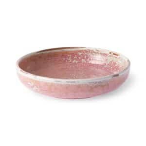 Deep plate M - Rustic pink