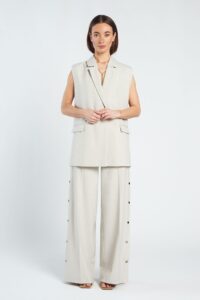 Denia Pants - Beige Melange
