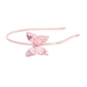 Diadeem Cathleen vlinder roze
