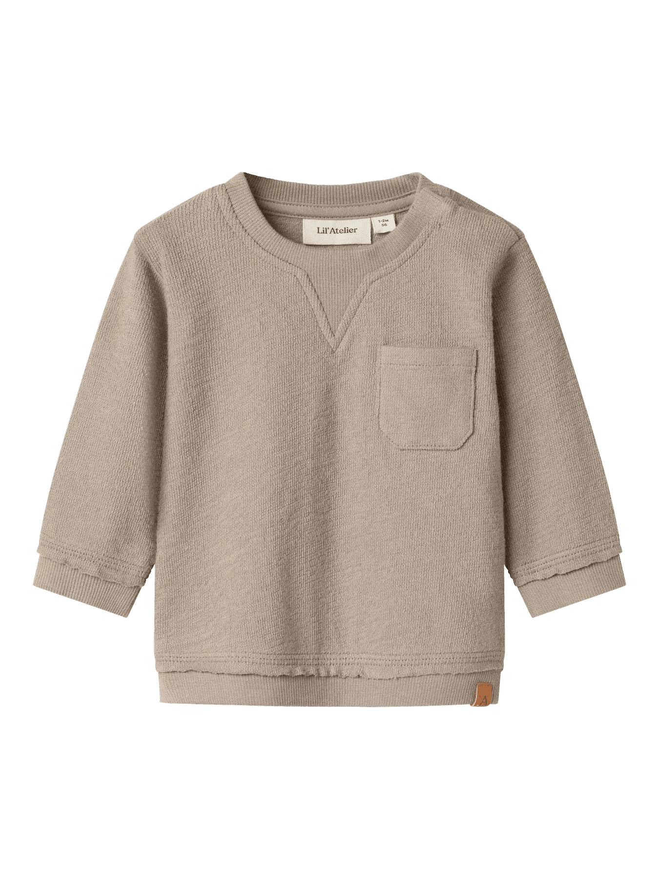 Dias LS NR Sweat - Oxford Tan