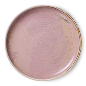 Dinner Plate - Rustic pink