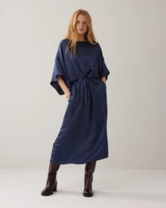 Dress Heavy silky touch - Navynoir
