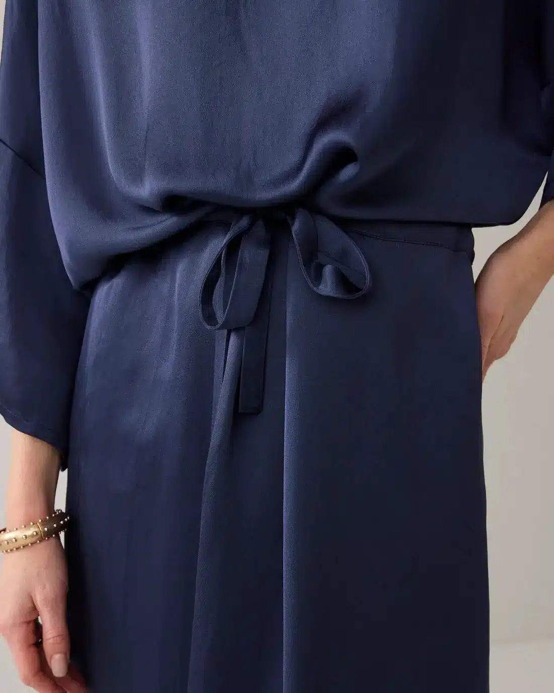 Dress Heavy silky touch - Navynoir