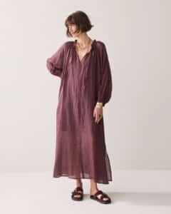 Dress Ramie – Deep Fig
