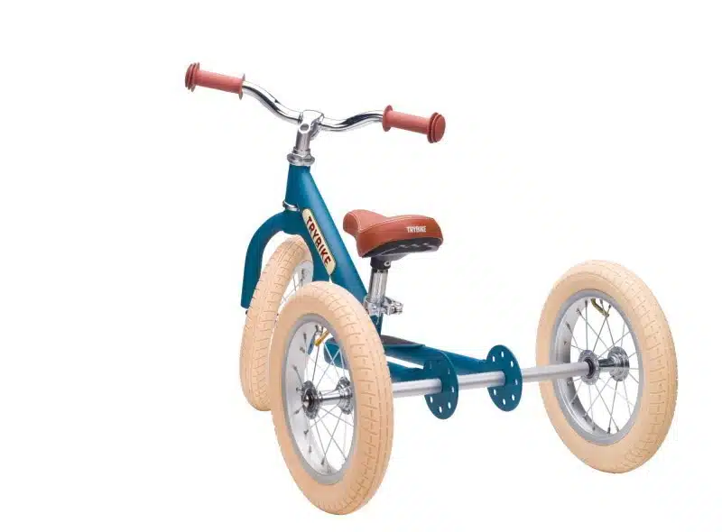 Driewieler Steel Vintage - mat blauw
