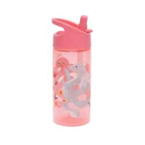 Drinkfles fairytale dragon peony pink
