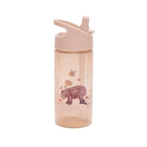 Drinkfles humming bear linen "white stars"