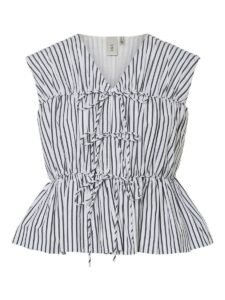 Ebba SL Top - Black White