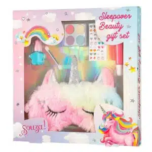 Eenhoorn make up + slaapmasker set