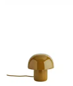 Enamel table lamp - Dark mustard