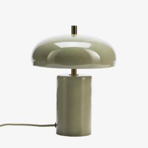 Enamel table lamp - Sage