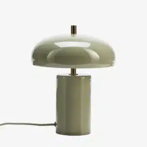 Enamel table lamp - Sage