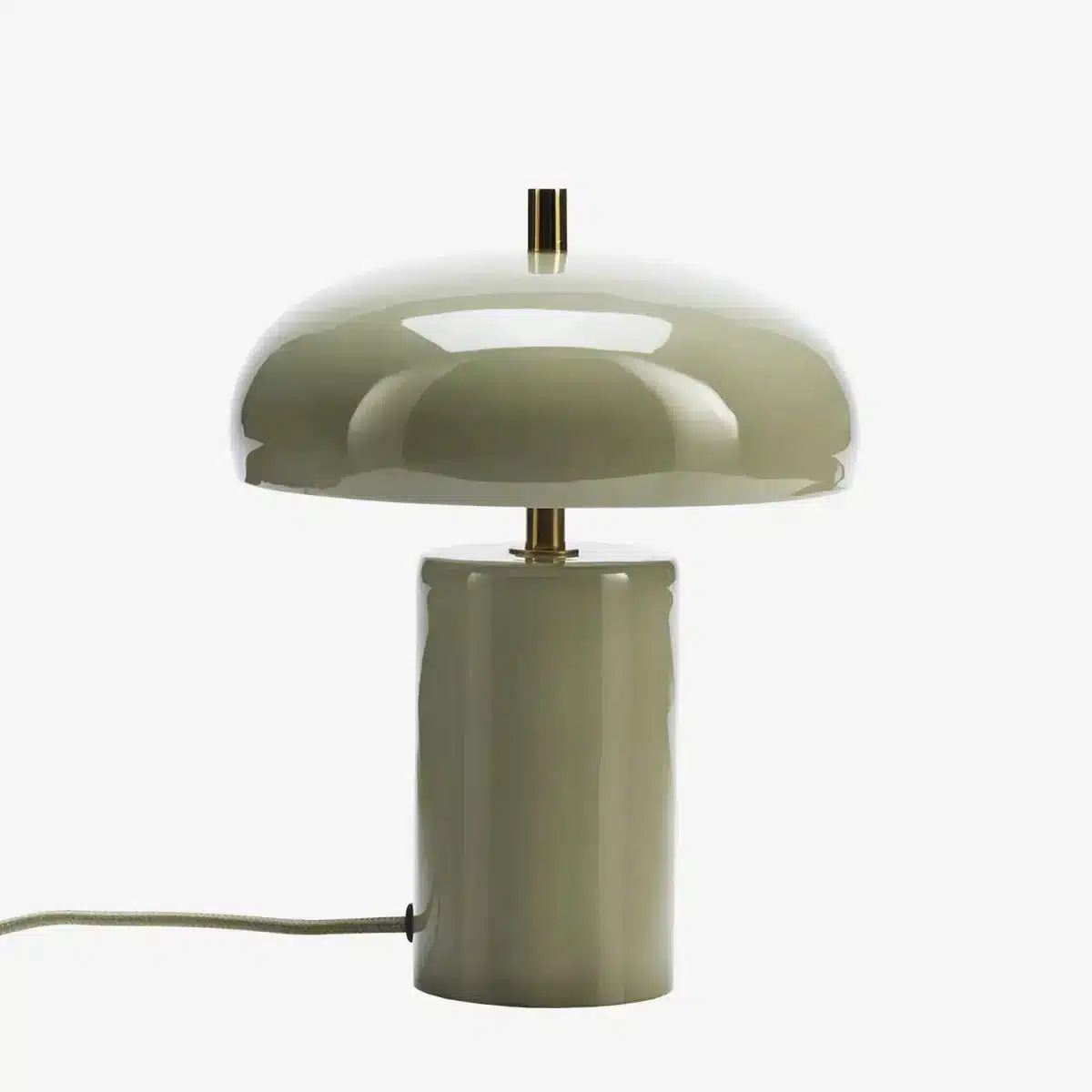 Enamel table lamp - Sage