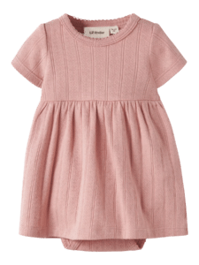 Falina SS Body Dress - Misty Rose