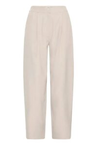 Fava Barrel Pants - Dove Melange