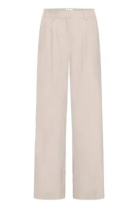 Fava Wide Pants - Dove Melange