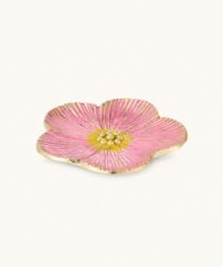 Faye Flower Plate Pink - Large