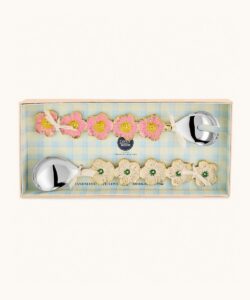 Faye Flower Salad Server Set in Giftbox