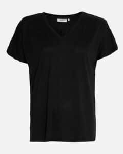 Fenya Modal V Neck Tee – Black