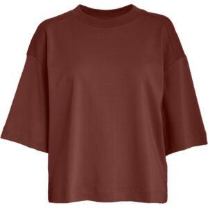 Fiola GOTS T-shirt - Maroon Red