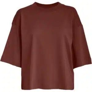 Fiola GOTS T-shirt - Maroon Red