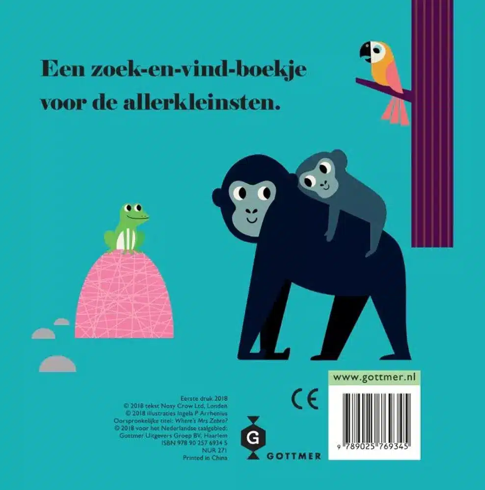 Flapjesboek: Zebra, waar ben je?