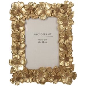 Fotolijst bloemen - Goud