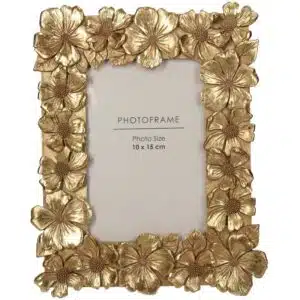 Fotolijst bloemen - Goud