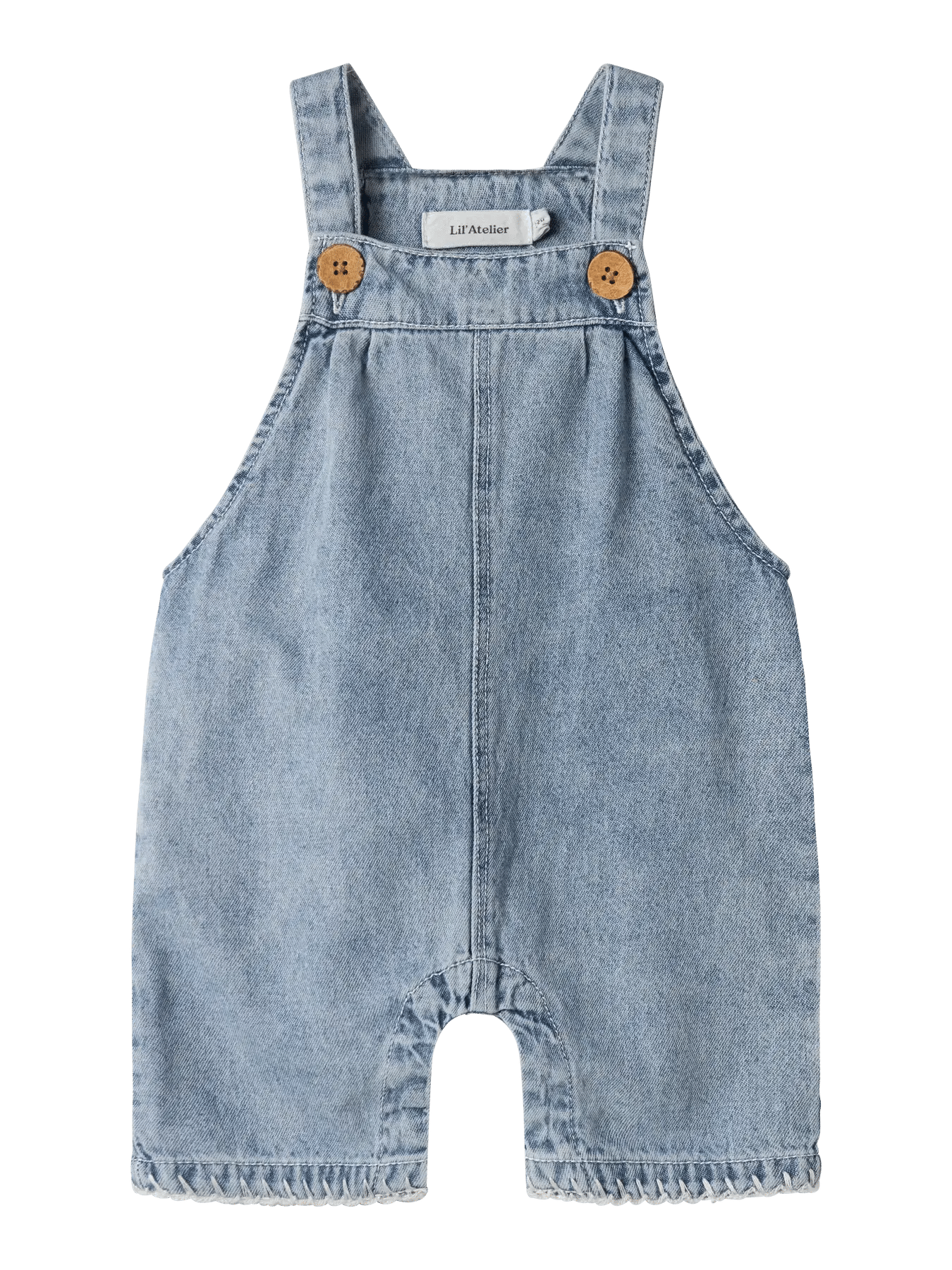 Funda Short Overall - Medium Blue Denim