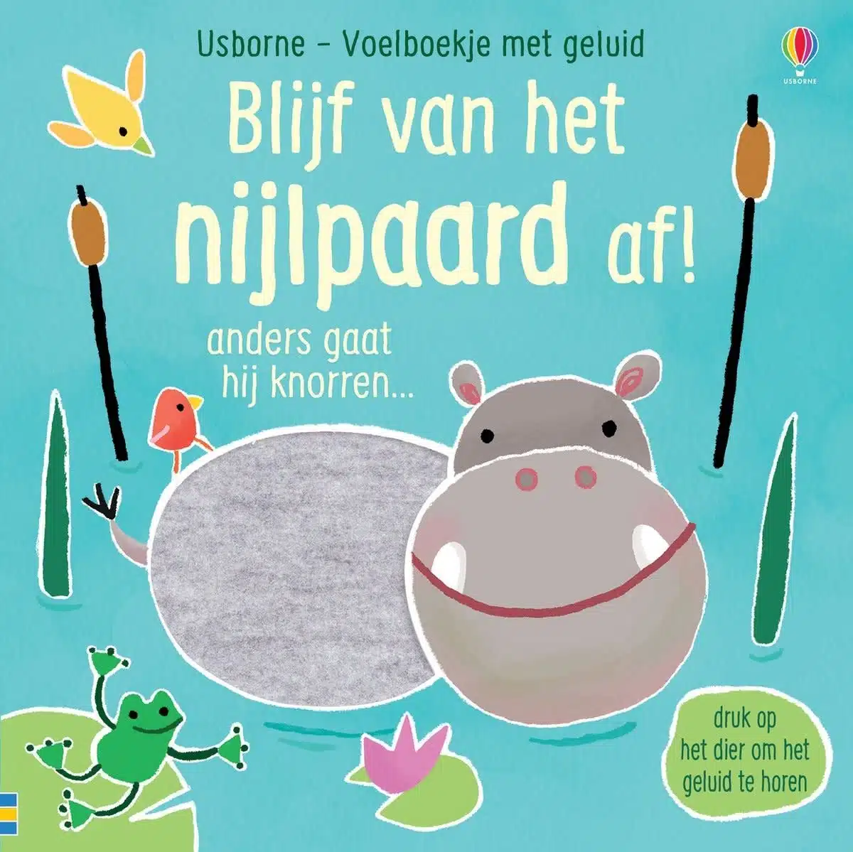 Geluidenboek: Blijf van het nijlpaard af!