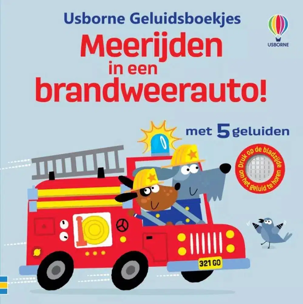 Geluidenboek: Meerijden in een brandweerauto
