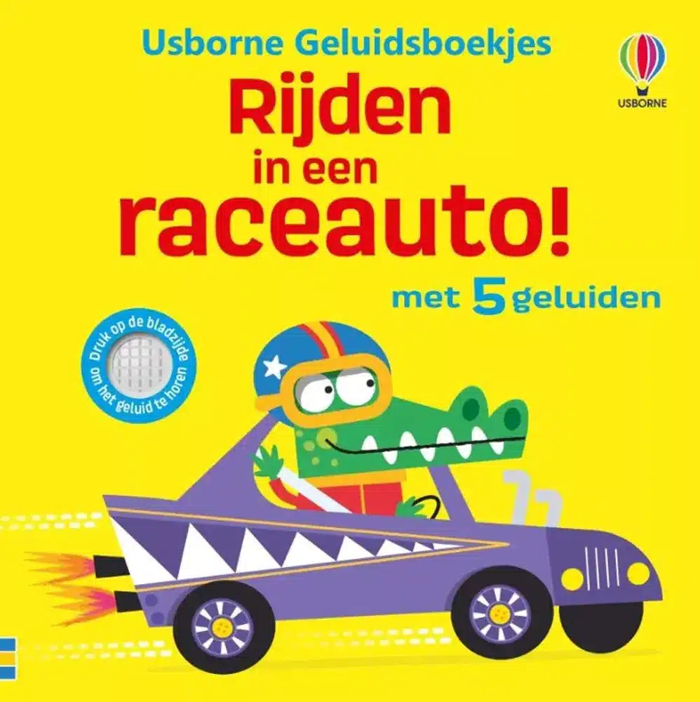 Geluidenboek: Rijden in een raceauto!
