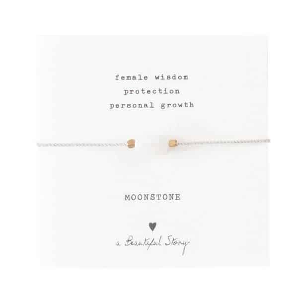 Gemstone card - Moonstone