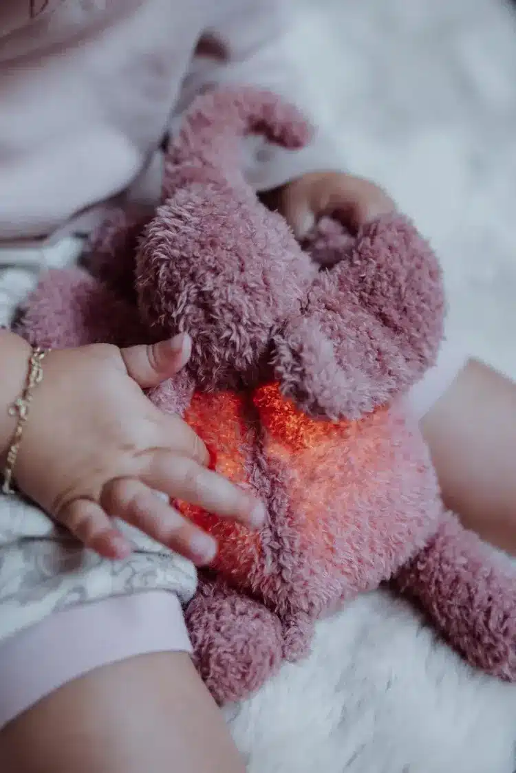 George Plush night light - roze
