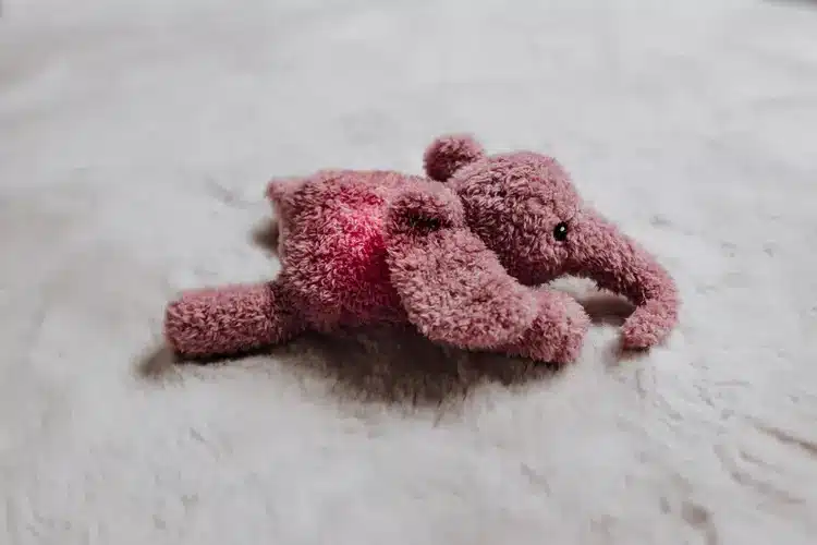 George Plush night light - roze