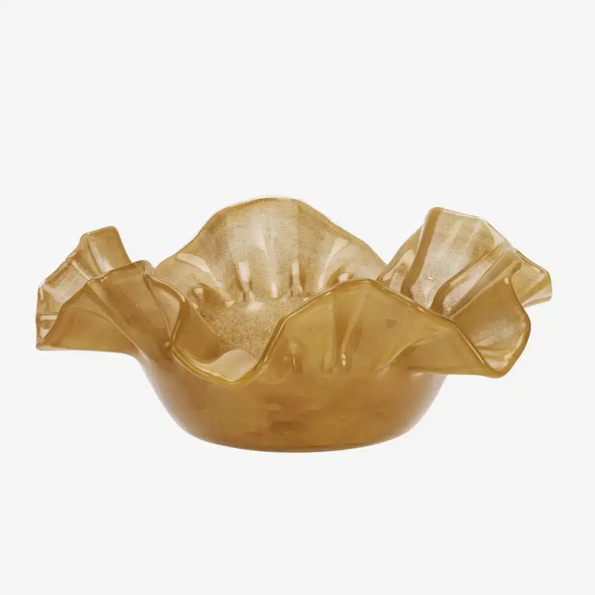 Glass bowl - Caramel