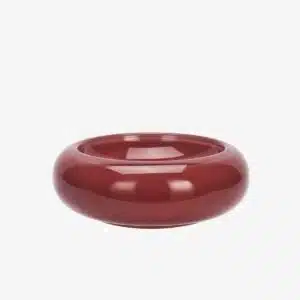 Glass bowl - Maroon