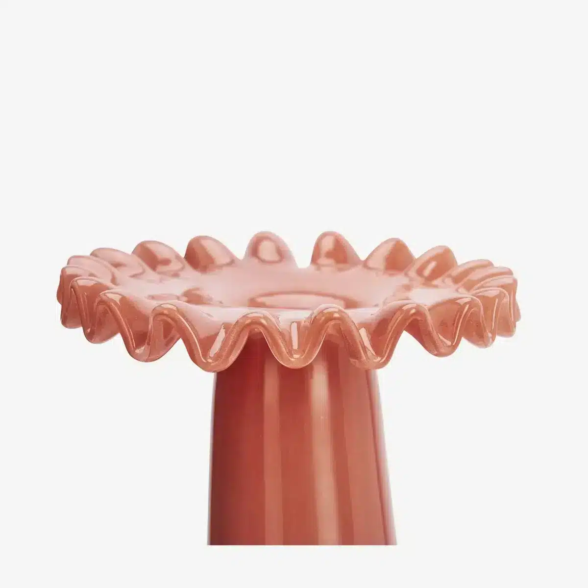 Glass vase - Paprika