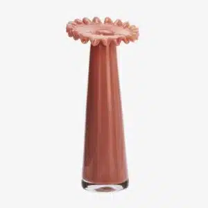 Glass vase - Paprika