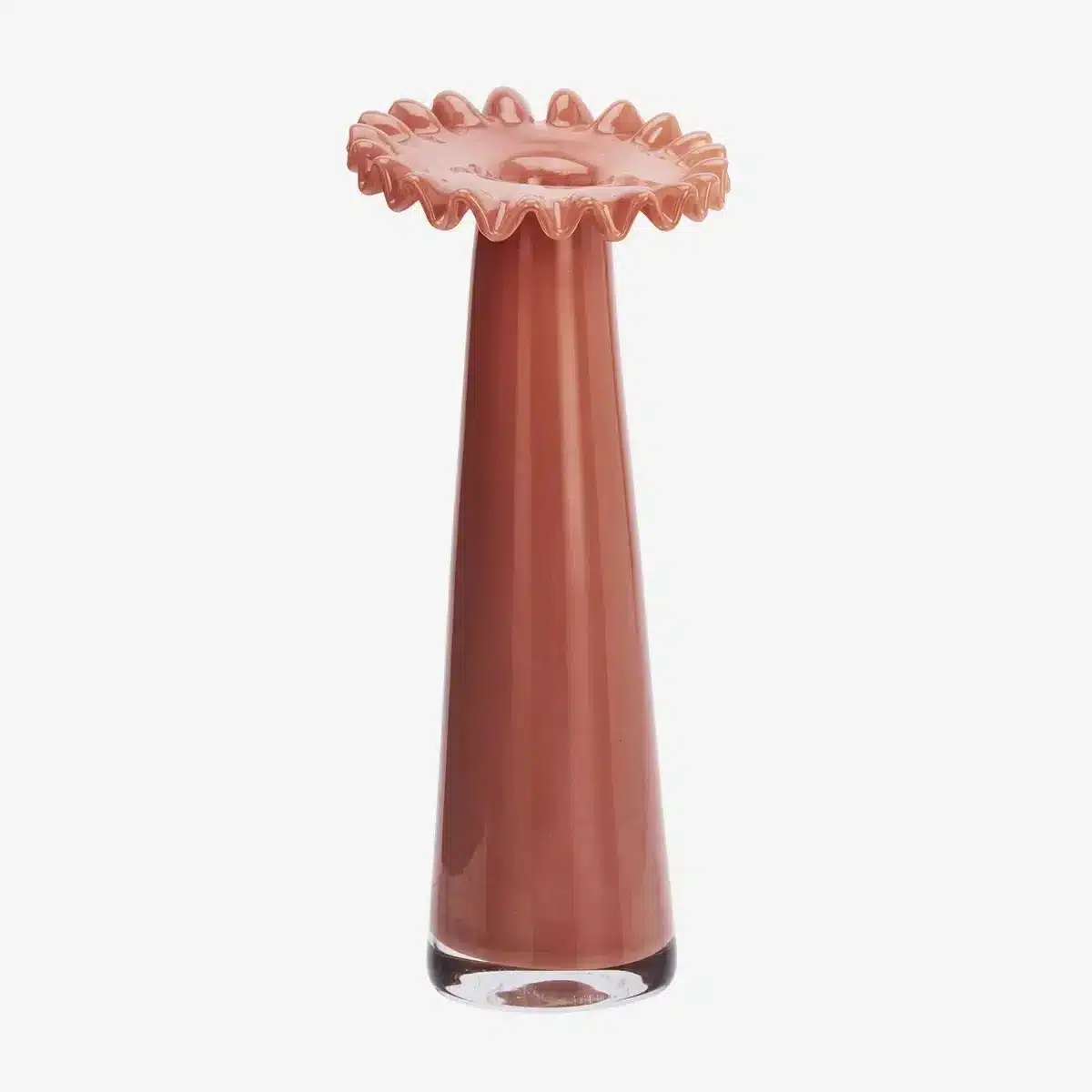 Glass vase - Paprika