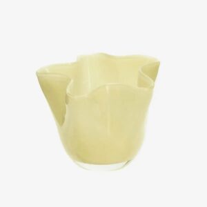 Glass Vase - Yellow